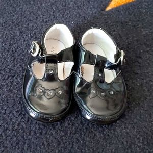 Black baby shoes